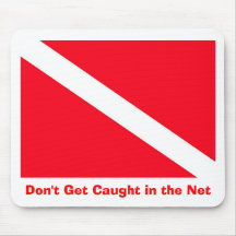 Dive Flag Mouse Pads