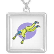 dive for the ball necklace
