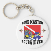 Dive Master SCUBA Diver Key Chains