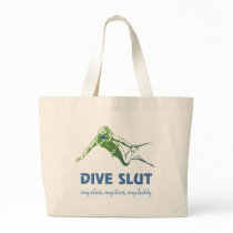 Dive Slut Canvas Bags