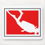 Dive Symbol Mouse Mats