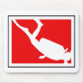 Dive Symbol Mouse Mats