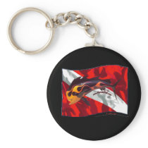DiveFlag with Flamed Dorado