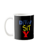 Diver Sit Y Black Mug