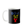 Diver Sit Y Black Mug