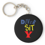 Diver Sit Y Keychain
