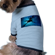 Diver underwater pet shirt