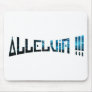 Divers 3 Alleluia Effets bleu Mouse Pad