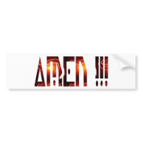 Divers 3 Amen Effets lumière Bumper Sticker