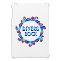 Divers Rock Red Stars iPad Mini Cases