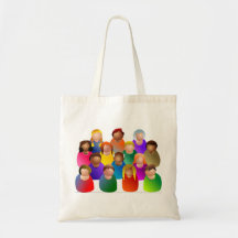 Diverse Community Canvas Bags