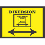 DIVERSION SIGN photo sculptures
