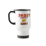 Diversity Embrace Diversity II White Travel Mug