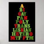 Diversity Holiday Tree Print
