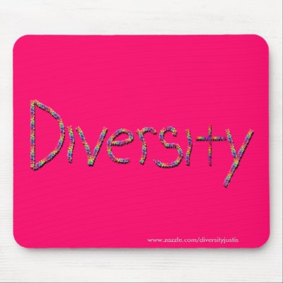 Diversity in Words Mousepad by diversityjustis