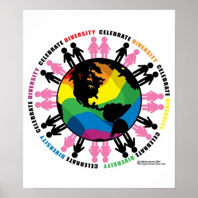 Diversity LGBT Poster by fightcancertees