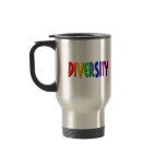 Diversity Rainbow Custom Travel Mug