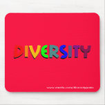 Diversity (Rainbow) Mousepad (vertical style)