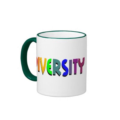 Diversity Rainbow Mug by diversityjustis