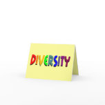 Diversity (Rainbow) Note Card