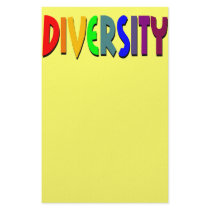 Diversity (Rainbow) Stationery