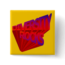 Diversity Rocks Button buttons