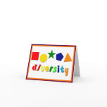 Diversity Shapes Note Card