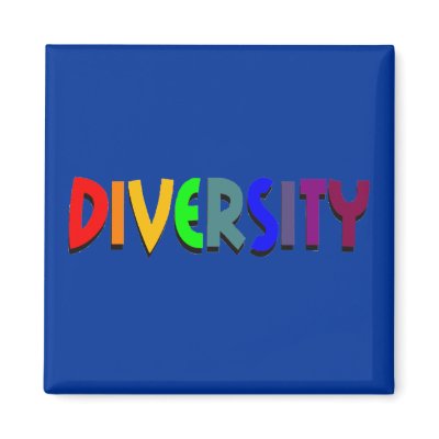 Diversity Square Magnet by diversityjustis
