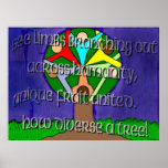 Diversity Tree Poster posters