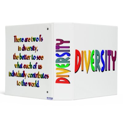 Diversity - Two I's in Diversity Binder by diversityjustis