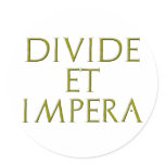 Divide Et Impera Sticker