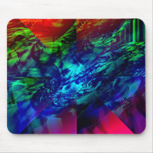 Divided Fractal Abstract Mousepads