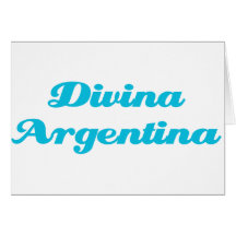 Divina Argentina Card