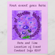 Divine Hallucination Temple Custom Flyer
