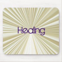 Divine White Healing Light Mousepad mousepads
