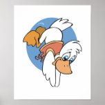 diving duck print