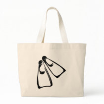 Diving - Fins Tote Bag