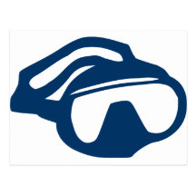 Diving - Goggles Postcard
