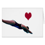 Diving Greeting Card