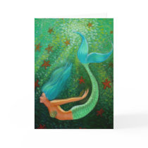 Diving Mermaid Card