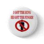 Divorce Breakup No Man Symbol  I Got The Ring Pins