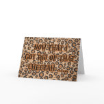 Divorce Cheater Cheetah Invitation Party Greeting Cards