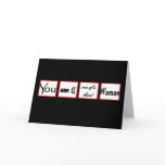 Divorce Encouragement You are  One of a Kind Woman Greeting Cards