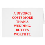 divorce greeting card