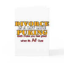 Divorce is Like Puking Card