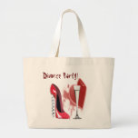 Divorce Party Bag with Corkscrew Red Stiletto, Cha