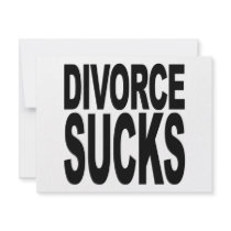 Divorce Sucks Personalized Invitation