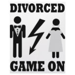 divorced game on icon custom letterhead