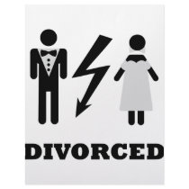 divorced icon personalized letterhead