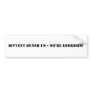 Divvent Dunsh Us - We're Geordies! Bumper Sticker